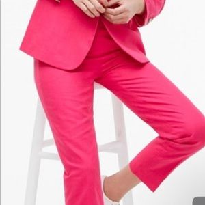 J. Crew Linen Pants Cropped